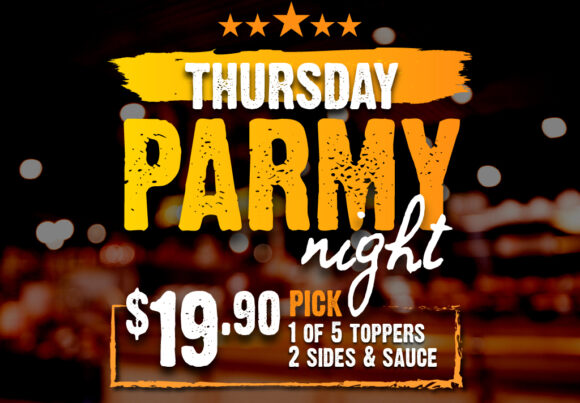 Thursday Parmy Night