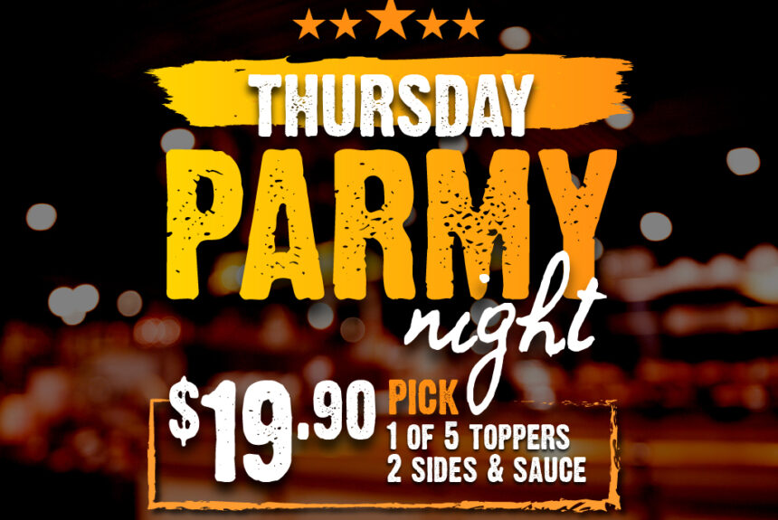 Thursday Parmy Night